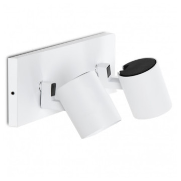 Modern White Without Bulb Double-headed GU10 Wall Light